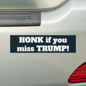 Autocollant De Voiture Honte si Trump vous manque (En voiture)