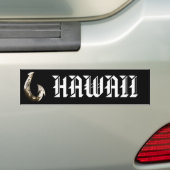 Autocollant De Voiture Hook tribal Hawaii (En voiture)
