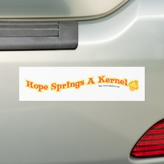 Autocollant De Voiture Hope Springs Eternal Kernel dire (En voiture)