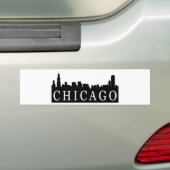 Autocollant De Voiture Horizon de Chicago (En voiture)