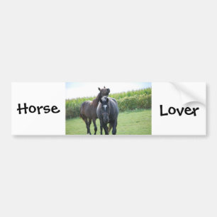 Autocollant De Voiture Horse Lovers