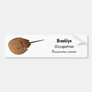 Autocollant De Voiture Horseshoe crab