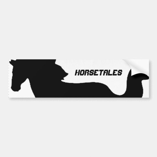 Autocollant De Voiture HorseTales (Devant)
