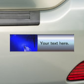 Autocollant De Voiture Howling Timber Wolf in the Snow Lite Night (En voiture)