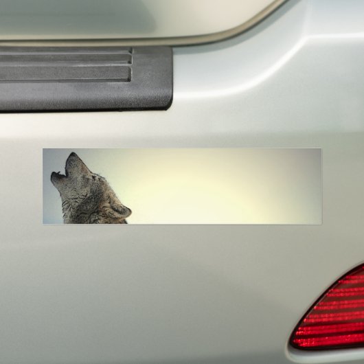 Autocollant De Voiture Howling Wolf (En voiture)