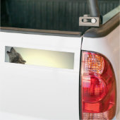 Autocollant De Voiture Howling Wolf (Sur camion)
