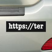 Autocollant De Voiture https://ter / code html (En voiture)