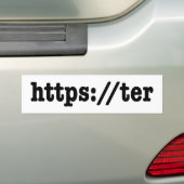Autocollant De Voiture https://ter / code html (En voiture)