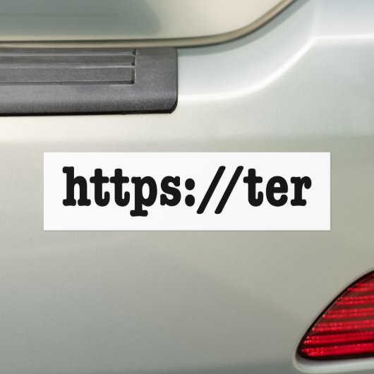Autocollant De Voiture https://ter / code html (En voiture)