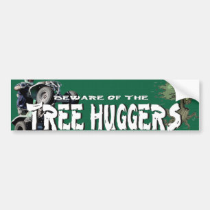 AUTOCOLLANT DE VOITURE HUGER D'ARBRE