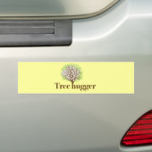 Autocollant De Voiture Hugger d'arbre avec illustration de l'arbre (En voiture)