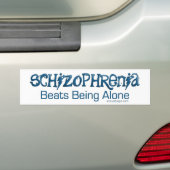 Autocollant De Voiture Humour schizophrène (En voiture)