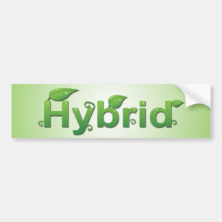 Autocollant De Voiture "Hybride" avec l'adhésif pour pare-chocs de