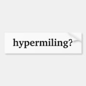 Autocollant De Voiture hypermiling ? (Devant)