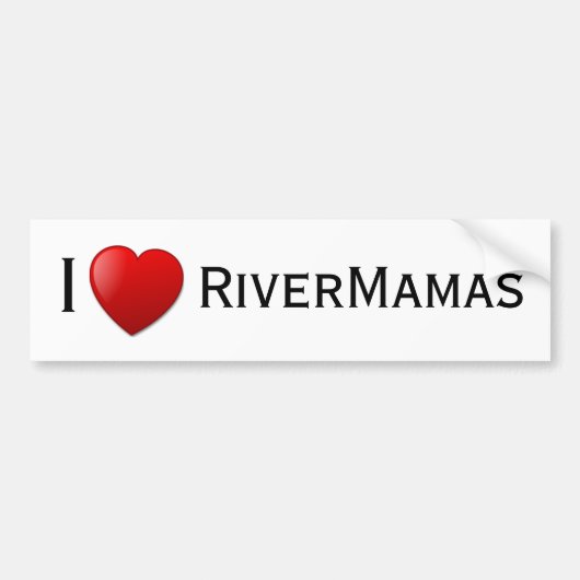 Autocollant De Voiture I <3 RiverMamas (Devant)