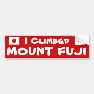 Autocollant De Voiture I adhésif pour pare-chocs de Climbed* le mont Fuj