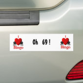 Autocollant De Voiture I bingo-test de coeur (En voiture)
