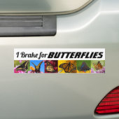Autocollant De Voiture I Brake for Butterflies (En voiture)