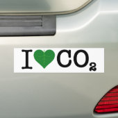 Autocollant De Voiture I CO2 de coeur (En voiture)