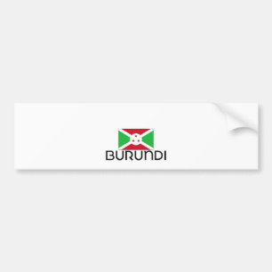 AUTOCOLLANT DE VOITURE I COEUR BURUNDI