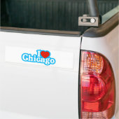 Autocollant De Voiture I coeur Chicago (Sur camion)