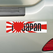 Autocollant De Voiture I coeur Japon ! (En voiture)