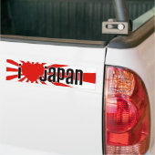 Autocollant De Voiture I coeur Japon ! (Sur camion)
