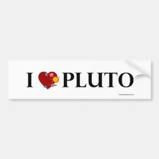 Autocollant De Voiture I coeur Pluton