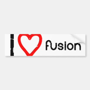 Autocollant De Voiture I fusion de coeur