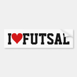 Autocollant De Voiture I [Heart] Futsal