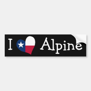 Autocollant De Voiture I Love Alpine