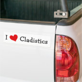 Autocollant De Voiture I Love Cladistique (Sur camion)