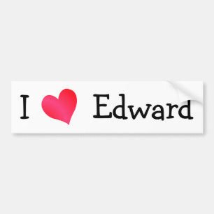 Autocollant De Voiture I Love Edward