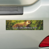 Autocollant De Voiture I love Groundhog Day bumper sticker (En voiture)