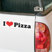 Autocollant De Voiture I Love Heart Pizza (Sur camion)