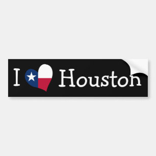 Autocollant De Voiture I Love Houston