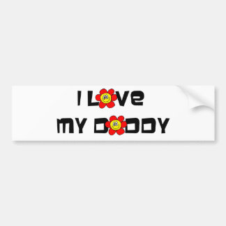 Autocollant De Voiture I Love My Daddy