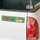 Autocollant De Voiture I Love my Skye Terrier (Sur camion)