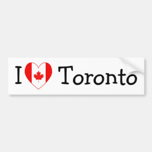 Autocollant De Voiture I Love Toronto