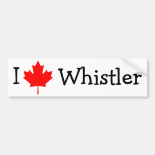 Autocollant De Voiture I Love Whistler