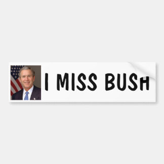AUTOCOLLANT DE VOITURE I MLLE BUSH