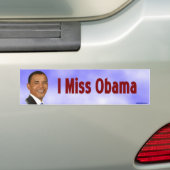 Autocollant De Voiture I Mlle Obama (En voiture)