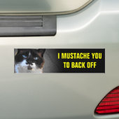 Autocollant De Voiture I moustache vous pour dégager le chat (En voiture)