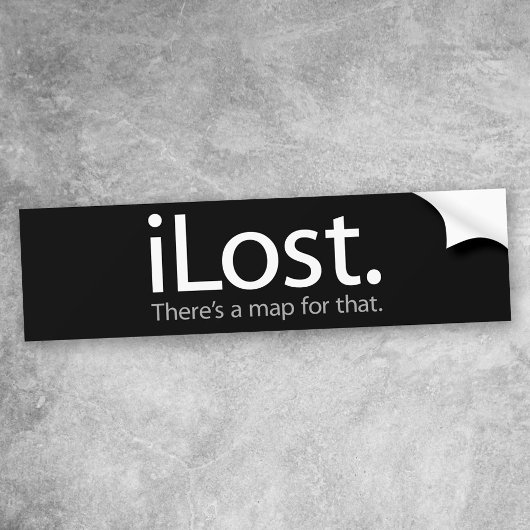 Autocollant De Voiture i Perdu