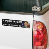 AUTOCOLLANT DE VOITURE I PICKK RICK (Sur camion)