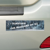 Autocollant De Voiture I Survived Blizzard Of 2022 (En voiture)