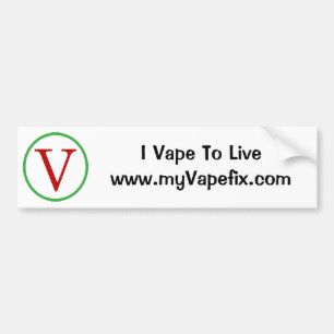 Autocollant De Voiture I Vape à vivre