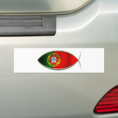 Autocollant De Voiture Ichthus - drapeau portugais (En voiture)