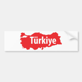 Autocollant De Voiture Icône de contour de Türkiye