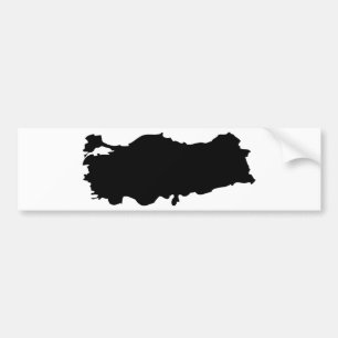 Autocollant De Voiture Icône de contour de Turquie